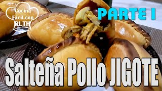 SALTEÑAS DE POLLO JUGOSAS Y RICAS TÍPICAS DE BOLIVIA  JIGOTE Parte 1 de 3 [upl. by Kcod]