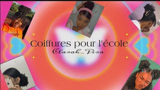 Coiffures pour lécole quotcheveux crépusquot ClarahPira [upl. by Ecirpak520]