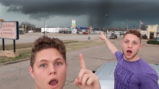 Tornado Chase Texas Severe Tornado Outbreak [upl. by Marlen]