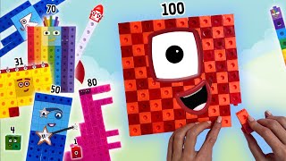 Armando Los NUMBERBLOCKS del 1 al 100 en ESPAÑOL  Video educativo para niños [upl. by Soma]