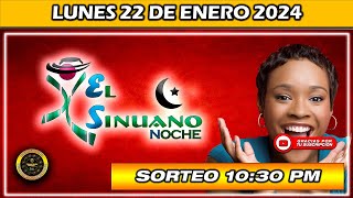 Resultado de EL SINUANO NOCHE del LUNES 22 de enero del 2024 chance sinuanonoche [upl. by Manson72]