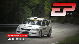 Viroli  Andreini  Mitsubishi Lancer EVO VIII  Slalom Galeata 2024 [upl. by Eseilana]