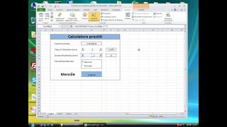 Costruire un calcolatore prestiti con Excel [upl. by Serge]