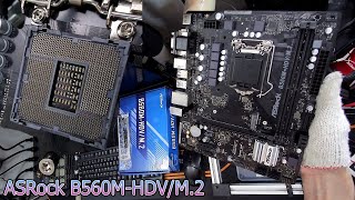 ขาย ASRock B560MHDVM2 พร้อมกล่อง สภาพโครตสวย LGA1200 SNG4M0XE001155 b550m i511400 [upl. by Clite]