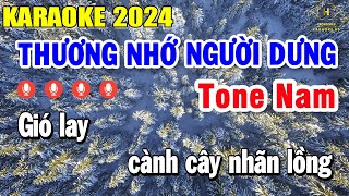 Thương Nhớ Người Dưng Karaoke Tone Nam  Bm  Beat Nhạc Sống Âm Thanh Cực Hay  Trọng Hiếu [upl. by Tutankhamen31]