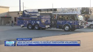 Winterville Fire Dept part of new initiative to help volunteer firefighter shortage [upl. by Oflodor453]