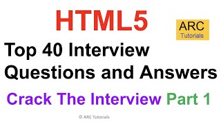 HTML Interview Questions and Answers  HTML Interview Questions for Freshers and Experienced [upl. by Ayekehs]