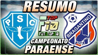 Paysandu 1 x 0 BragantinoPA Campeonato Paraense [upl. by Ikila]