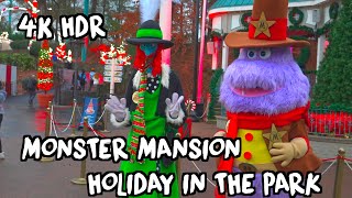 Monster Mansion at Six Flags Over Georgia Holiday in the Park [upl. by Idelson728]