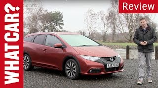 2014 Honda Civic Tourer review  What Car [upl. by Acebber]