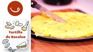 Tortilla de bacalao receta paso a paso [upl. by Esirahc]