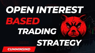 How to Trade With Highest Open Interest Strike Level  Intraday Trading Strategy  CUMMINSIND [upl. by Matthia]