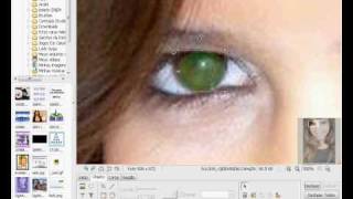 PhotoScape tutorial mudando cor dos Olhos [upl. by Ysnap62]