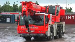 Interschutz 2010 Vorstellung Rüstzug Berufsfeuerwehr Leipzig [upl. by Akitan]