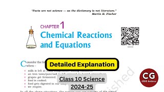 Chemical Reactions and Equations Class 10 Chapter 1 Full Chapter One Shot Explanation [upl. by Helbon923]