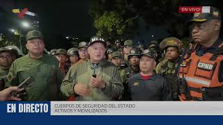 Diosdado Cabello realiza recorrido por calles de Caracas y Miranda tras apagón o falla eléctrica [upl. by Ahsiener785]