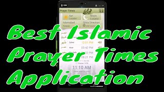 Prayer Times And find Qibla Direction Android Islamic application  Urdu [upl. by Ycul806]