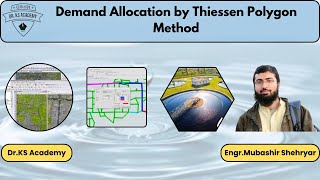 Demand Allocation by Thiessen Polygon Method  WaterGems  Dr KS Academy [upl. by Faith]