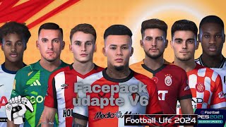 Facepack udapte V6 pes 2021 FL24 [upl. by Nosyarg]