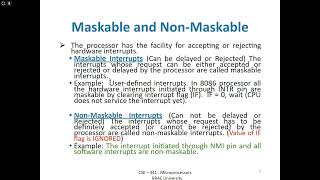 L6  Maskable vs NonMaskable Interrupt [upl. by Paluas]