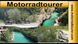 Motorrad 20172020 Sloweniens eindrucksvollster Pass Der Vrcic und das SOCA Tal bis Bovec [upl. by Aiciruam671]