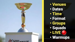 ICC U19 World Cup 2024  Schedule amp Timings  Squads amp Groups  LIVE Streaming amp Venue  Warmups [upl. by Yrtnej]