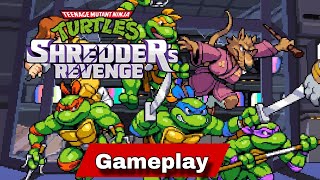 Teenage Mutant Ninja Turtles Shredders Revenge Gameplay [upl. by Namielus]