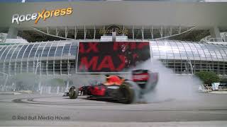 Red Bull viert wereldtitel Max Verstappen met donut in Miami [upl. by Asinet]