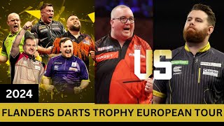 🔴LIVE Stephen Bunting vs Williams Scott Flanders Darts Trophy 2024 Eurpean Tour 10 Score Board [upl. by Lavelle]