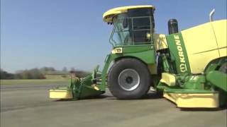 Krone Big M SelfPropelled Mower Conditioner [upl. by Yznyl]