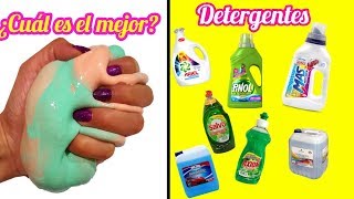 Slime probando detergentes ¿cuál es el mejor [upl. by Eliathan]