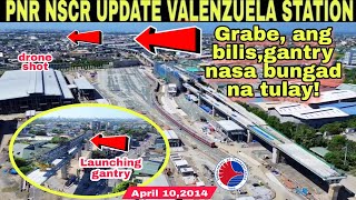 Gantry grabeang bilis pa southPNR NSCR UPDATE VALENZUELA STATION DEPOTApril 10build better more [upl. by Eimerej907]