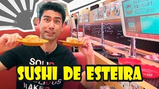 SUSHI NA ESTEIRA 2  Japão Nosso De Cada Dia [upl. by Tshombe]