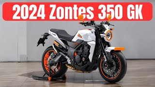 2024 ZONTES 350 GK  A MODERN AND AGGRESSIVE MOTORCYCLE [upl. by Lareneg533]