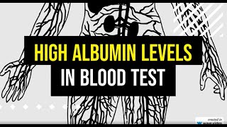 Reasons of high albumin levels in blood test [upl. by Acilegna]