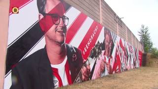 Hij is af De enorme graffitimuurschildering aan de PSVlaan bij het Philips Stadion in Eindhoven [upl. by Kenna]