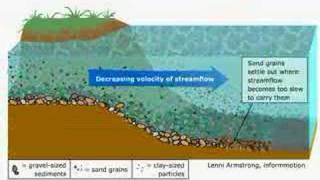 Transporte de Sedimentos num rio [upl. by Gosnell843]
