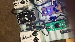 Ibanez TS 9 Mini into a Wampler Tumnus Mini [upl. by Niwde104]