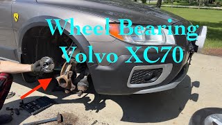 Front wheel bearing replacement on Volvo XC70 P3 Platform [upl. by Yzmar]