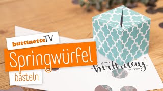 Springwürfel basteln  buttinette TV DIY [upl. by Lynea]