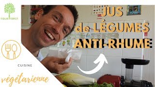 😤JUS DE LÉGUMES ANTIRHUME À LEXTRACTEUR  LUNDI VERT n°19 [upl. by Anelrihs]