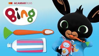 The Toothbrushing song 🎵  Bing Music amp Songs  Bing English [upl. by Essirehc740]