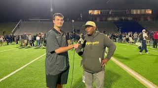 Wingate Football VS Barton 101224  Postgame Interviews [upl. by Tnahsin]