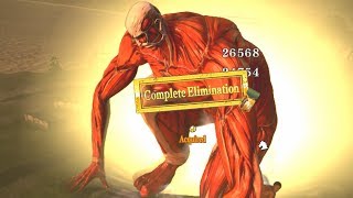 ATTACK ON TITAN 2  Bertholdt COLOSSAL TITAN Gameplay  Dancing Titan PS4 PRO [upl. by Eenaej258]