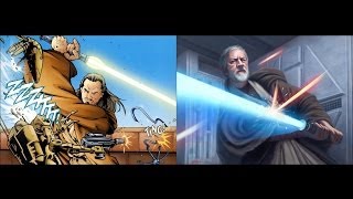 Versus Series QuiGon Jinn Vs Old Ben Kenobi [upl. by Reeves]