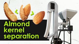 Almond DeShelling Made Easy Almond Kernel and Shell Separation Machine [upl. by Enaoj]