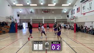 Salinas HS Volleyball Boys Varsity v Clovis East [upl. by Ziza]