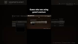 Please stop using grand overture in vespers host destinypvp destiny2 bungie thefinalshape [upl. by Oler792]