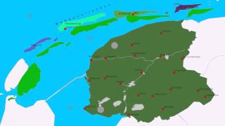 Topografie Provincie Friesland [upl. by Nerahs338]