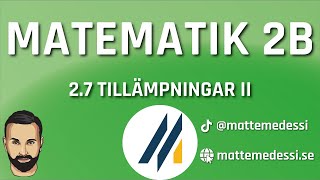 27 Tillämpningar II Ma2b 20242025 [upl. by Orsini647]